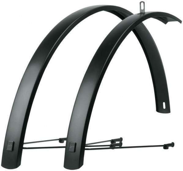 SKS | Spatbordenset edge 28 inch 46 mm aluminium zwart