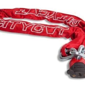 Starry | Kettingslot Citycat met nylon hoes 1500 x 12,5 mm rood