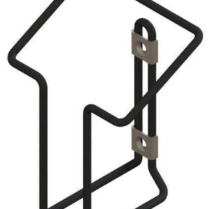 Steco | Houder voor acculader Wandmontage Matzwart