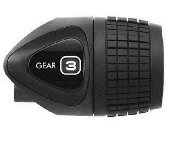 Sturmey Archer | Draaiversteller HSJ237 Nexus 3 rechts 3S zwart