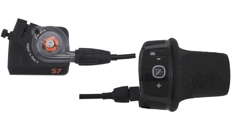 Sturmey Archer | Twist shifter voor Sram naafversnelling rechts 7S