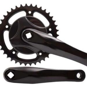 Falkx | Crankstel 170 mm 38T Aluminium Zwart