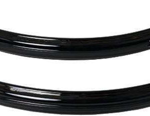 Falkx | Spatborden set omafiets staal 28 inch zwart