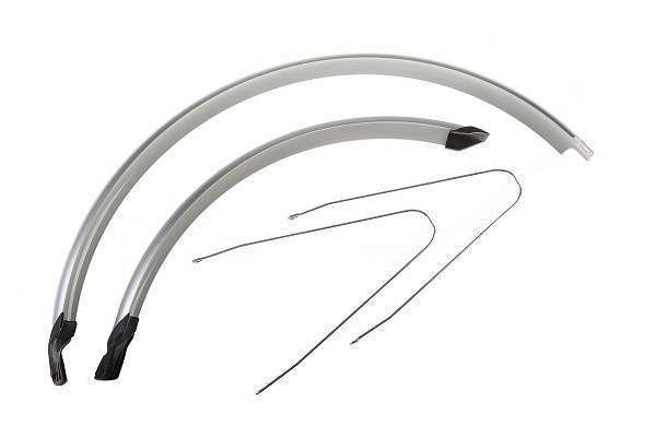 Falkx | Spatbordenset CR20A 28 inch 60 mm kunststof grijs