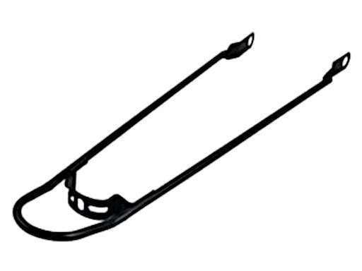 Tour | Spatbordstang 28", mat zwart. achter, oa bestemd voor transportfietsen