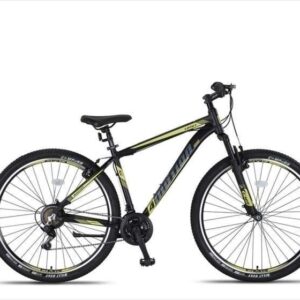 Umit | Mountainbike 4 Motion 29 Inch 46 cm Unisex 21V V-Brakes Zwart/Geel