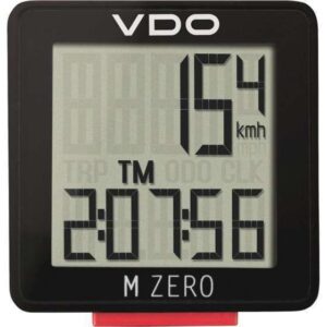 VDO | Fietscomputer M Zero WR807 zwart/rood -u