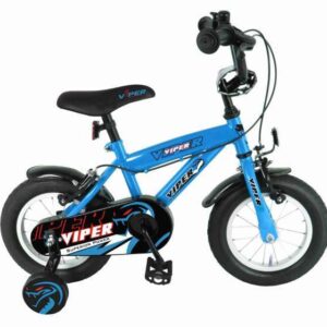 Jongensfiets 12 Inch 21,5 cm Jongens Knijprem Lichtblauw