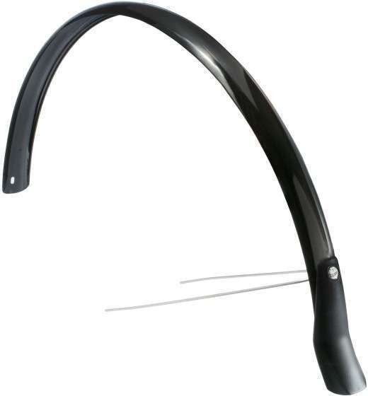 Eurofender | Snello Achterspatbord PVC 28 Inch 51 mm Zwart