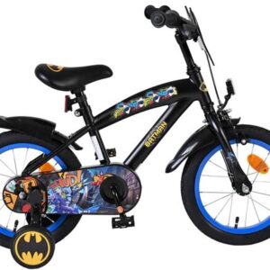 Warner Bros | Jongens Kinderfiets Batman, 14 inch, Zwart