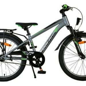 Volare | Jongens Kinderfiets Cross, 20 inch, Donker Grijs