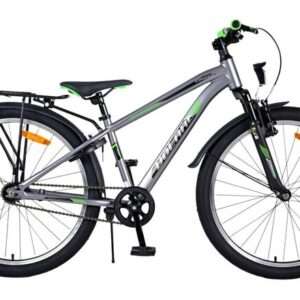 Volare | Jongens Kinderfiets Cross, 24 inch, Donker Grijs