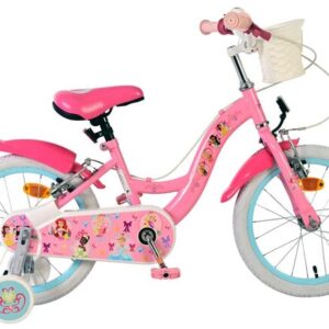 Disney | Meisjes Kinderfiets Princess, 16 inch, Roze, Twee Handremmen