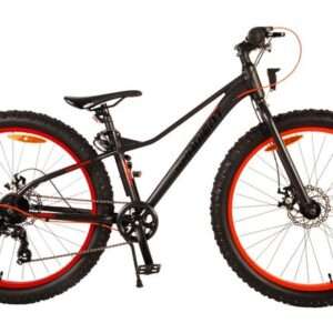 Volare | Jongens Kinderfiets Gradient, 26 inch, Zwart Oranje, 7 speed, Prime Collection