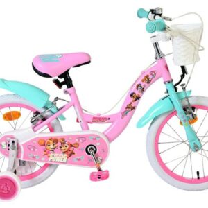 Nickelodeon | Meisjes Kinderfiets Paw Patrol, 16 inch, Roze, Twee handremmen