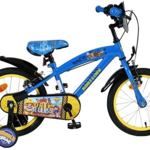 Nickelodeon | Jongens Kinderfiets Rubble & Crew, 16 inch, Blauw, Twee handremmen