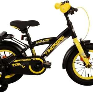 Volare | Jongens Kinderfiets Thombike, 12 inch, Zwart Geel
