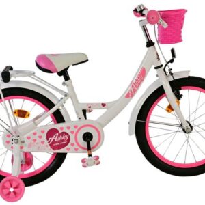 Volare | Meisjes Kinderfiets Ashley, 18 inch, Wit