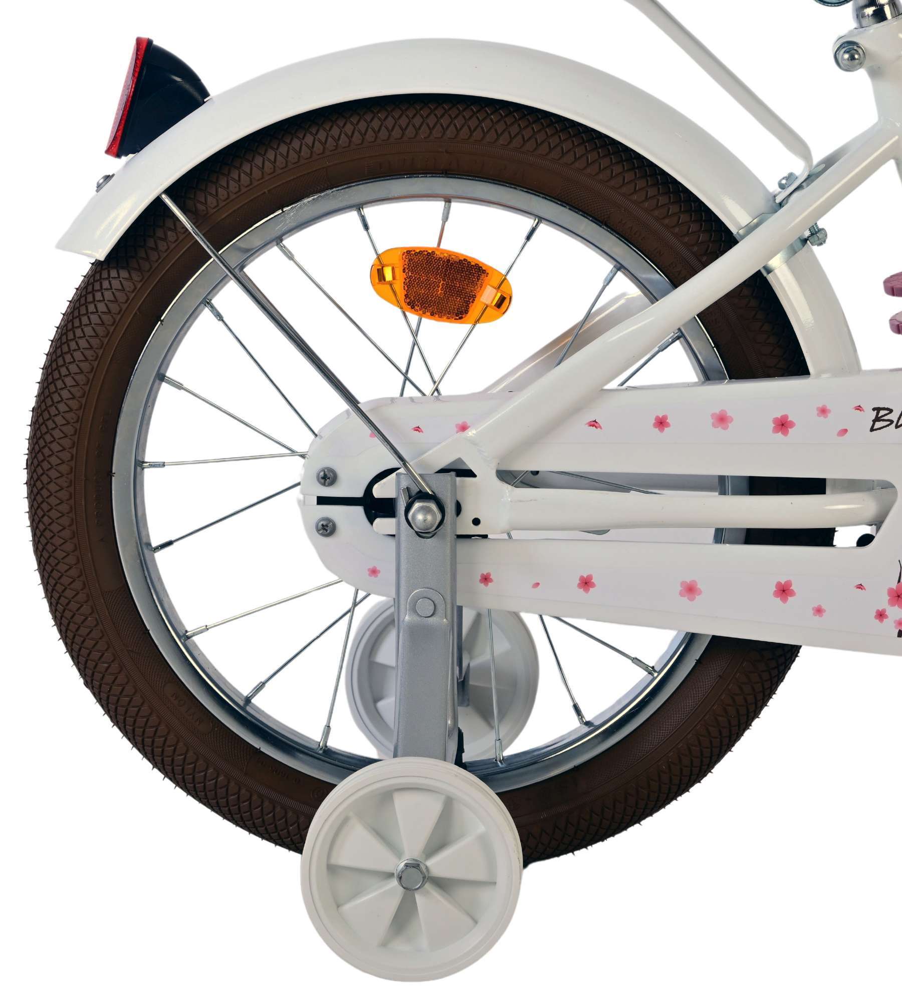 Volare | Meisjes Kinderfiets Blossom, 16 inch, Wit - Afbeelding 2