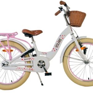 Volare | Meisjes Kinderfiets Blossom, 20 inch, Wit