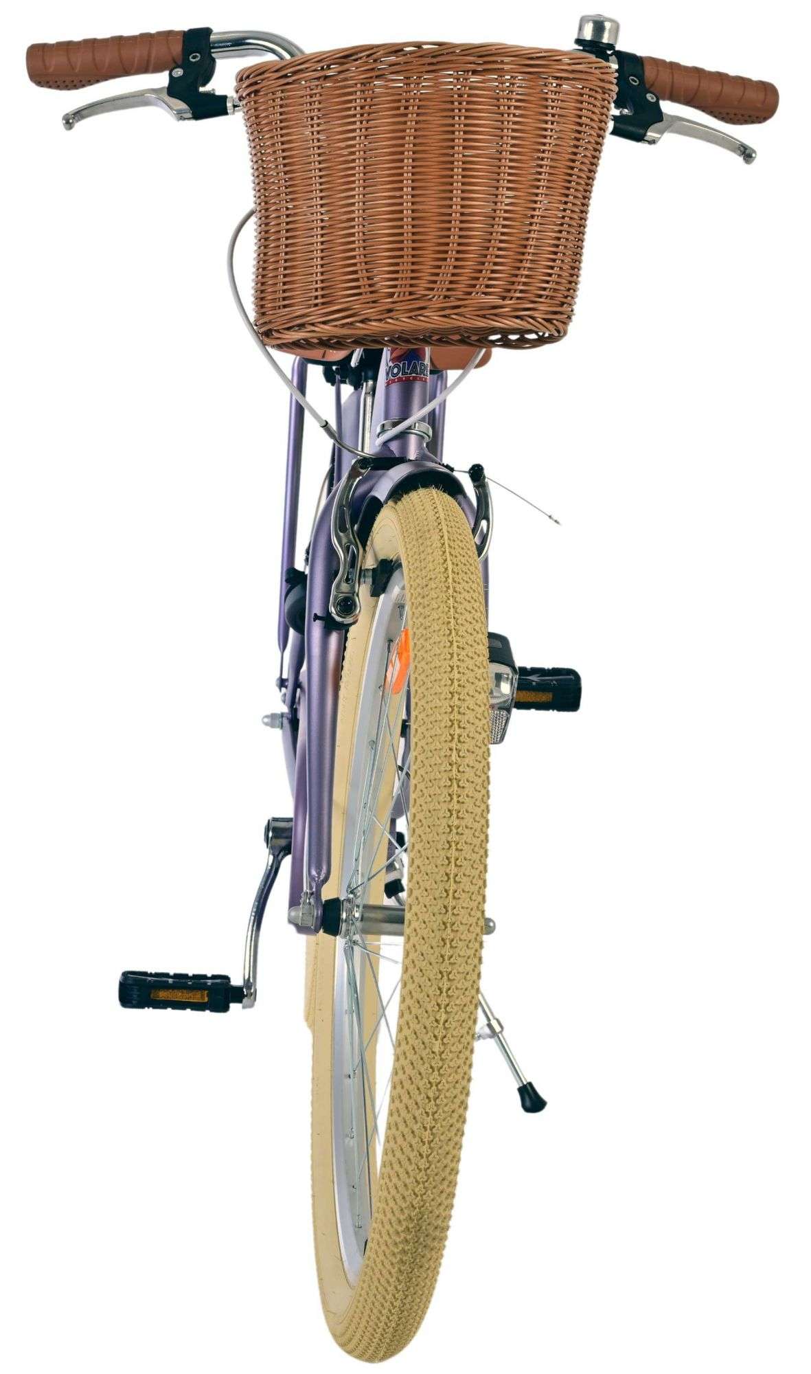 Volare | Meisjes Kinderfiets Blossom, 24 inch, Paars, Twee handremmen - Afbeelding 6