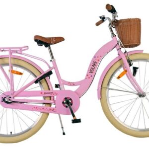 Volare | Meisjes Kinderfiets Blossom, 26 inch, Roze, Nexus 3 versnellingen
