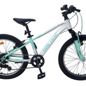 Volare | Meisjes Kinderfiets Boost, 24 inch, Wit Mintgroen, 21 versnellingen