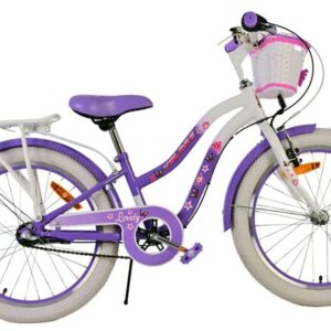 Volare | Meisjes Kinderfiets Lovely, 20 inch, Paars, 3 versnellingen