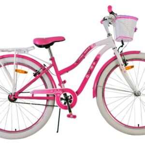 Volare | Meisjes Kinderfiets Lovely, 26 inch, Roze, Twee handremmen