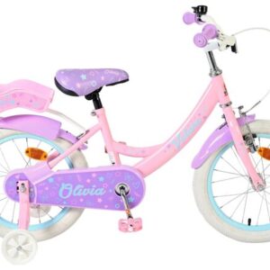 Volare | Meisjes Kinderfiets Olivia, 16 inch, Roze