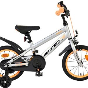 Volare | Jongens Kinderfiets Rocky, 14 inch, Grijs