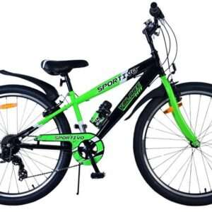 Volare | Jongens Kinderfiets Sportivo, 26 inch, Groen, 7 versnellingen