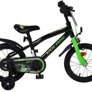 Volare | Jongens Kinderfiets Super GT, 14 inch, Groen