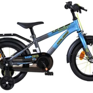 Volare | Jongens Kinderfiets Thombike, 14 inch, Blauw/Grijs