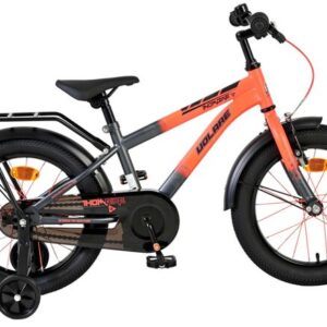 Volare | Jongens Kinderfiets Thombike, 16 inch, Oranje Grijs