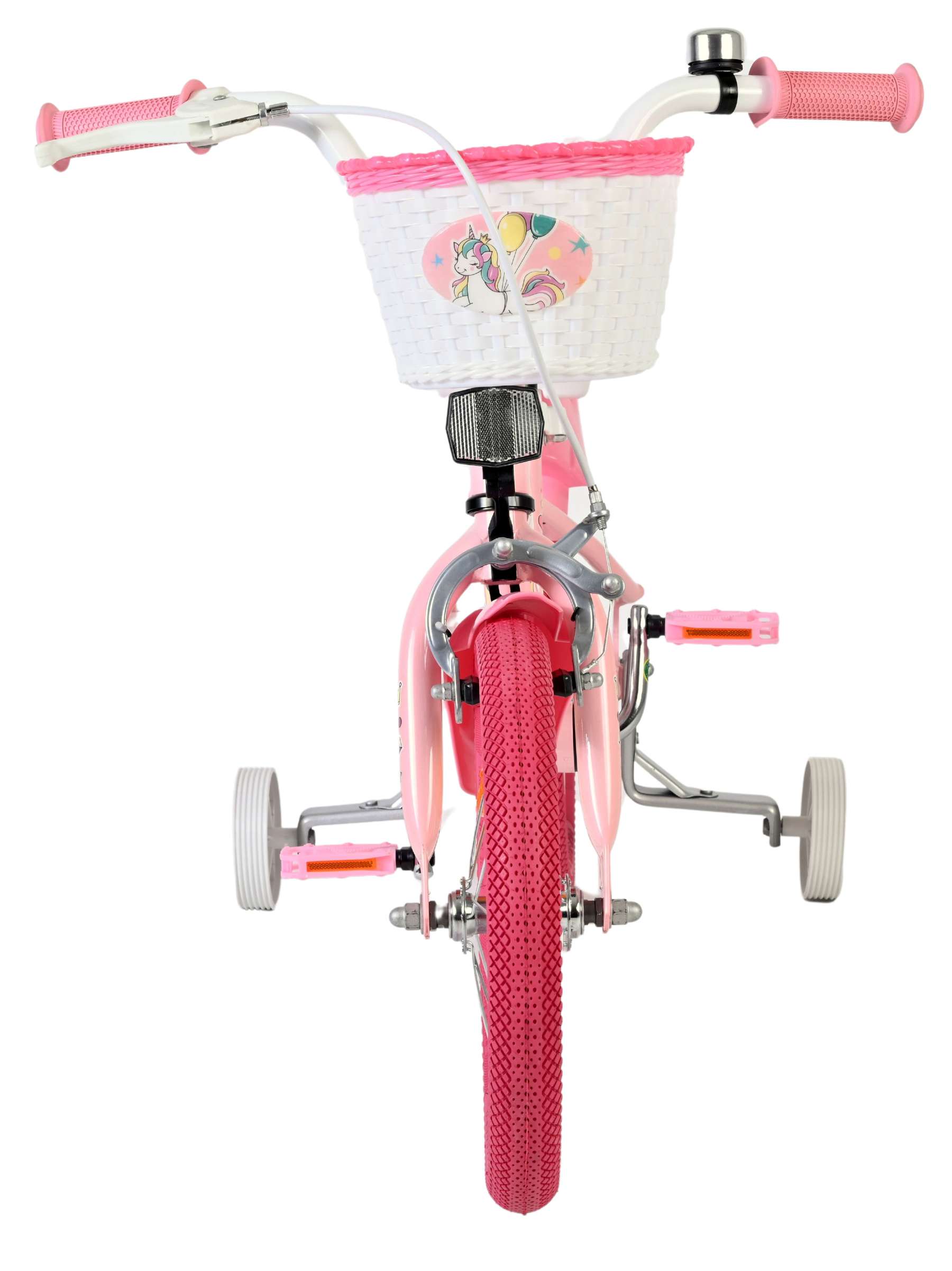 Volare | Meisjes Kinderfiets Unicorn, 14 inch, Roze - Afbeelding 6