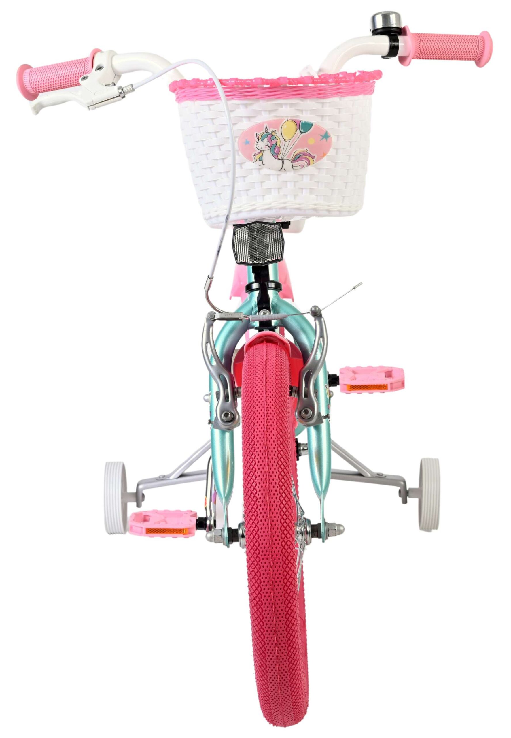 Volare | Meisjes Kinderfiets Unicorn, 16 inch, Groen - Afbeelding 6