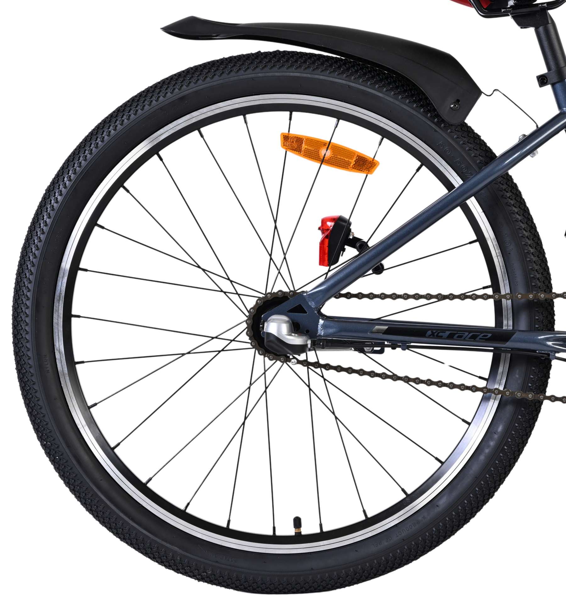 Volare XC Race Kinderfiets - 24 inch - Nexus 3 - Rood/Grijs - Afbeelding 2