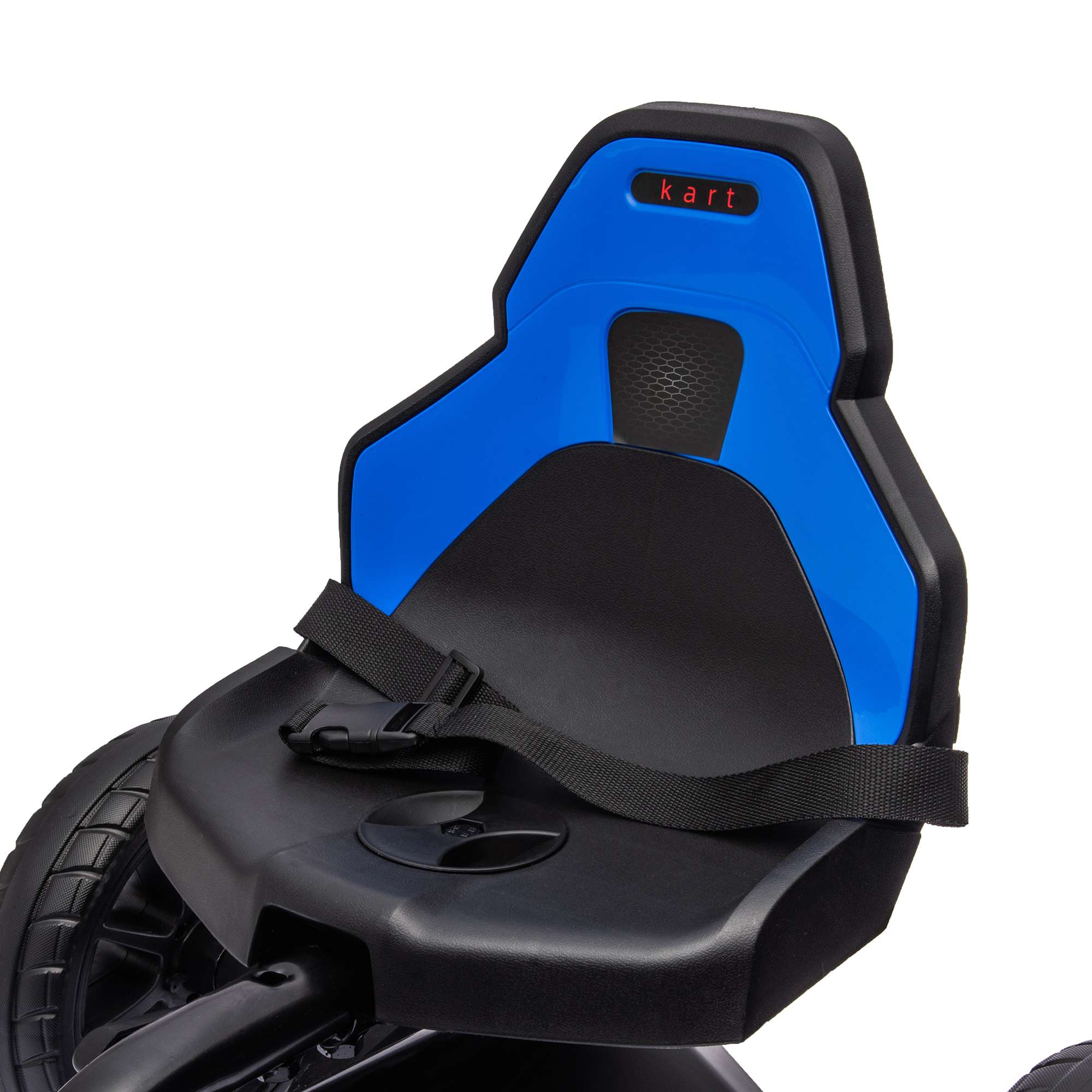 HOMCOM | Go Kart, Trap Skelter met handrem, 3-8 jaar, Blauw+Zwart - Afbeelding 10