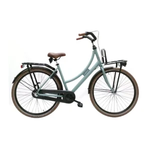 Avalon | Dames Transportfiets Cargo, 28 Inch, 50 cm, 3 versnellingen, Terugtraprem, Emerald groen mat