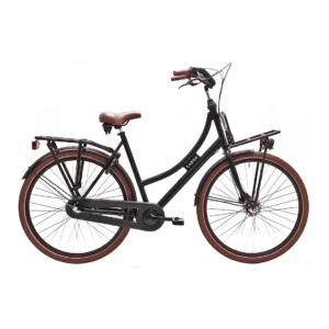 Avalon | Dames Transportfiets Cargo 28 Inch 50 cm 3V Rollerbrake Matzwart